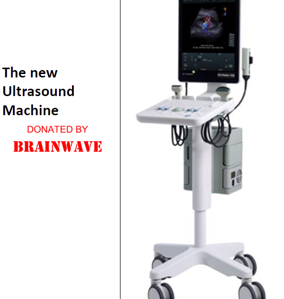 image of ultrasound machine donated by Brainwave