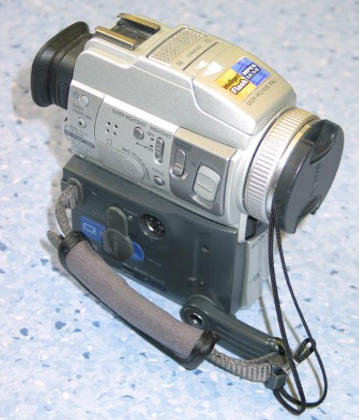 image of video camera donated by Brainwave for recording in theatre and for teaching clinical staff