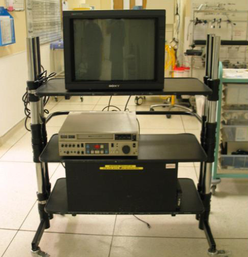 image of video recorder linked to the operating microscope for teaching and training clinical staff donated by Brainwave